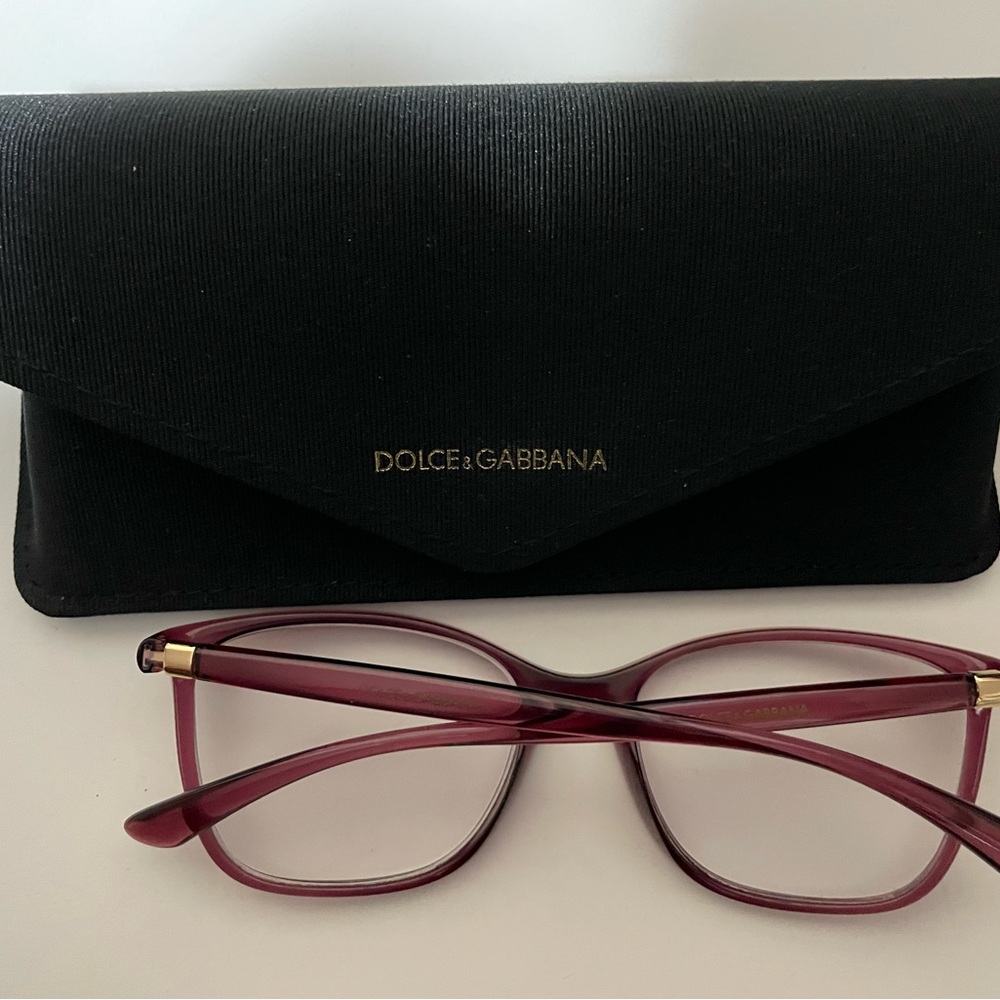 Dolce & Gabbana Women's Burgundy Glasses
